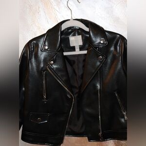 ASOS Design ultimate faux leather biker jacket black